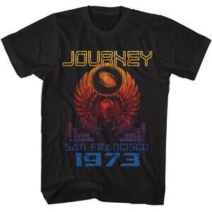 Journey San Fran 73 Black T Shirt
